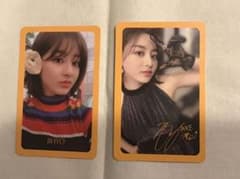 twice fancy ジヒョ トレカ 2枚セットのサムネイル