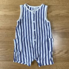 H&M ストライプロンパース 68cmのサムネイル