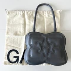 最安値】（美品）GANNI BUTTERFLY TOP HANDLE BAG - メルカリ