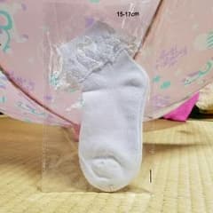 15～17㎝　フォーマル靴下　ホワイトのサムネイル