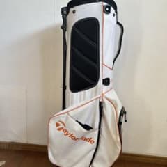 ぎゃすぴ  TaylorMade スタンド キャディバッグ フード付き中古 ぎゃすぴ 様専用 TaylorMade スタンド キャディバッグ フード付き中古