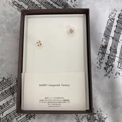 新品未使用　ハリオランプファクトリー　ピアス　ルーチェのサムネイル
