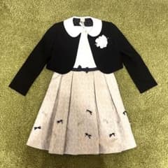 【coco様専用】プティマイン130 入学式フォーマルドレスのサムネイル