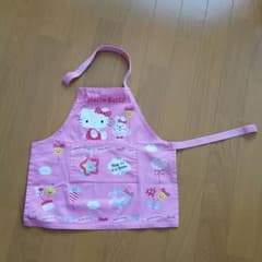 キティちゃん　こどもエプロン　三角巾付きのサムネイル