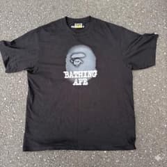 エイプ　old BAPE Tシャツ ブラック　短丈　レアのサムネイル