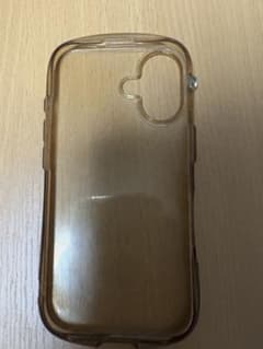iPhone16用ケース ブラウン クリアiFaceのサムネイル