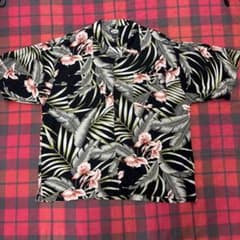 Tommy Bahama アロハシャツ XXL ボタニカル柄 レーヨン100%のサムネイル