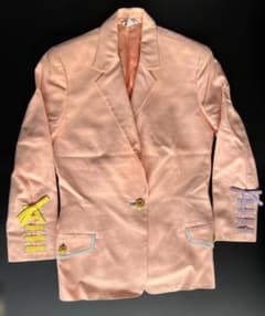 GIANNI VERSACE テーラードジャケット ウール シルク 金ボタン42
