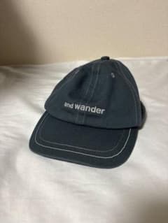 andwander アンドワンダー　cotton twill cap