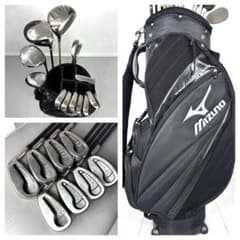 本格派 メンズゴルフクラブ 13本 フルセット MIZUNO ゴルフセット