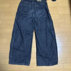 ワイドデニムパンツ インディゴブルー GEEKのサムネイル