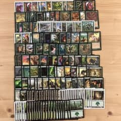 MTG 緑カード 約160枚 まとめ 旧枠あり レア・アンコモン多数 英語あり
