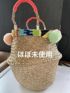 【ほぼ未使用】ツモリチサト  籠バッグのサムネイル