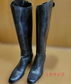 【未使用】Tentazione イタリア 本革ブーツ ＆ペダック キーパーセットのサムネイル