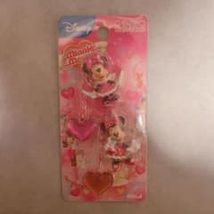 平成　レトロ　ミニー　ツインファスナーマスコット　キーホルダー