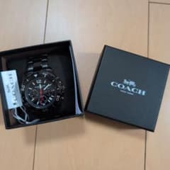 極美品】コーチ COACH メンズ 腕時計 KENT ケント ブラック - メルカリ