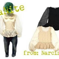 Narcissusオーガンジートップスのサムネイル