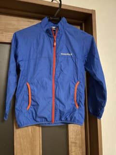 mont-bell キッズ薄手ジャケット 130 青のサムネイル