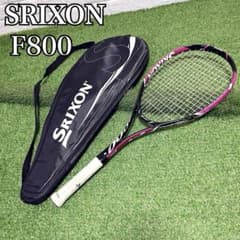 SRIXON ソフトテニスラケット F800 G0 美品 SRIXON F800 軟式 ソフトテニス ラケット ピンク ケース付き