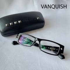 VANQUISH ヴァンキッシュ メガネ VQ-5018 ケース付 ブラック - メルカリ