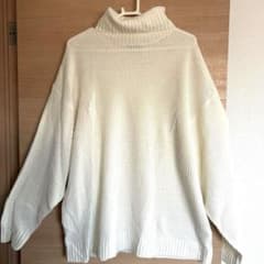 ZIP FIVE/ジップファイブ/オーバータートルネックニットセーターのサムネイル