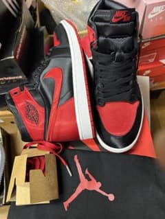 NIKE WMNS AIR JORDAN 1 RETRO HI OG bredのサムネイル