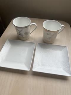 WEDGWOOD マグカップ2個 プレート2枚セットのサムネイル