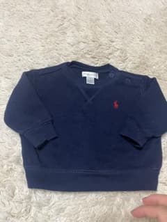 Ralph Lauren ベビー トレーナー ネイビー 6Mのサムネイル