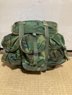美品 米軍実物 US アリスパック アルミフレーム 腰パッド付き ウッド