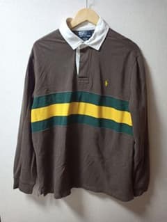 ポロラルフローレン　ラガーシャツ　90ｓ刺繍タグ　代理店表記無しのサムネイル