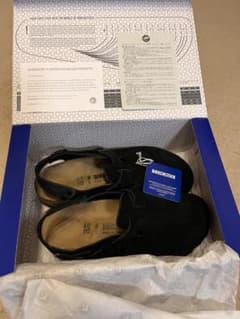 美品】BIRKENSTOCK TOKIO 40 スエード 黒 - メルカリ
