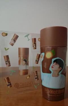 BTS Hot Brew マカダミアモカラテ　JIN　ジンのサムネイル