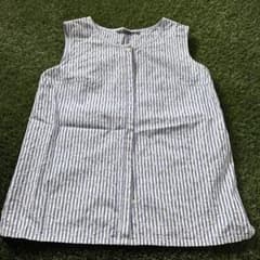 J. Sloane ノースリーブ ストライプ 刺繍 ブラウスのサムネイル