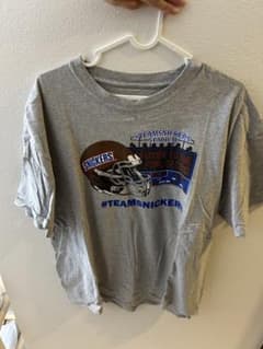 SNICKERS TEAM SNICKERS Tシャツ グレーのサムネイル