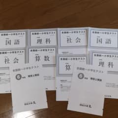 全国統一小学生テスト6年生　2021年２回分のサムネイル
