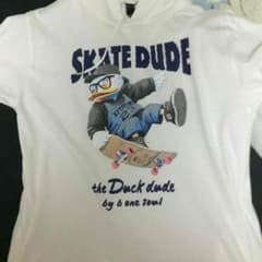 フード付き 半袖 duck dudeのサムネイル