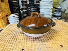 【平日値下げ】【50個売り】土鍋 1人用 飴色 訳アリ品(色むら) 1500円は金曜まで】土鍋 1人用 飴色 訳アリ品(色むら) - メルカリ