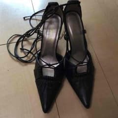 レースアップ シューズ パンプス サンダル 23.5 美品 ミッシェルクランのサムネイル