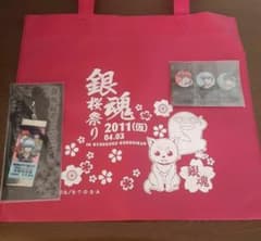 銀魂桜祭り缶バッジなどまとめ売りのサムネイル