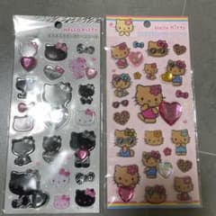 きらきらラインストーンシール　ハローキティのサムネイル