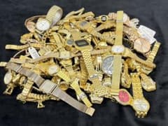 腕時計 60本 ゴールド 金色 まとめ 売り 大量 セット ジャンク まとめ 