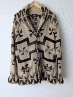 RRL スワスティカ 卍 ネイティブ カーディガン ラルフローレン 00s RRL スワスティカ 卍 ネイティブ カーディガン ラルフローレン 00s