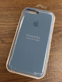 純正　iPhone 8plus アズール　シリコンケースのサムネイル
