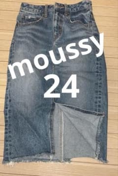 デニムタイトスカート スリット入りのサムネイル