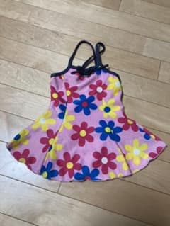 値下げ❣️かわいい花柄の水着♪　女の子用ワンピースのサムネイル