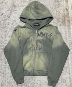 no faith studios hoodie green S - メルカリ