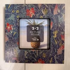 CocoNene ココネネ フォトフレーム 3×3 ハワイ製 花柄 写真立てのサムネイル