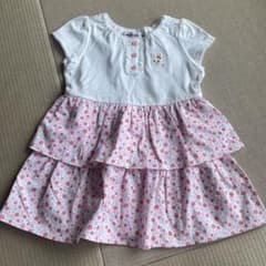 フラワープリント ワンピース ミキハウス　うさこのサムネイル