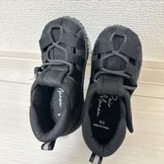 【水陸両用】水抜きアウトドアサンダル　ペアマノン　ブラックのサムネイル