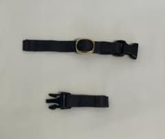 Catlog ペンダント追加用Belt　黒×チャコールSサイズのサムネイル